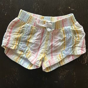 Billabong girls XS striped shorts